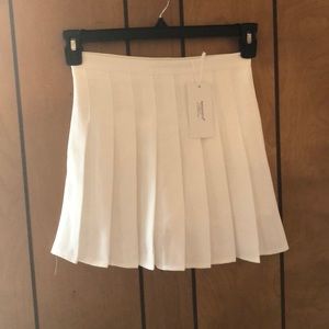 Pleated miniskirt, XS